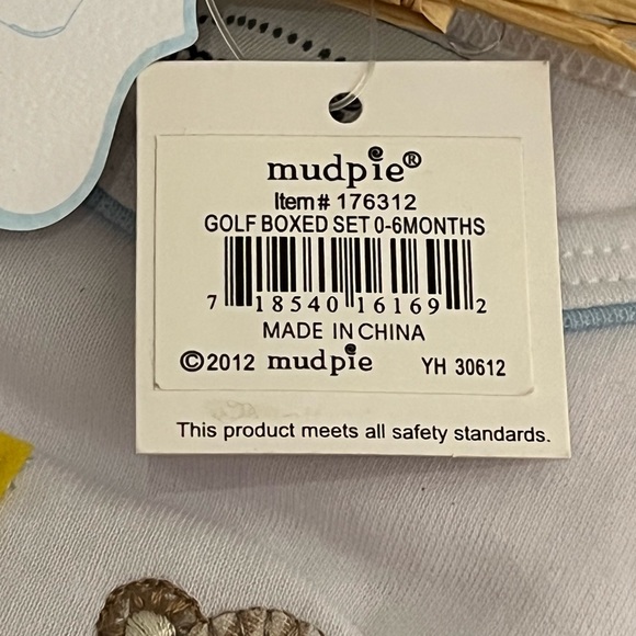 Mudpie Baby Golf Boxed Gift Set 0-6 Months NWT - Picture 4 of 4